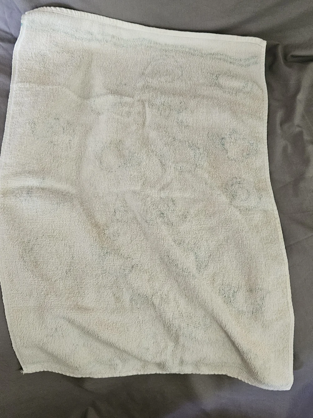 Vintage Style 'Jiffy Dry' Kitchen Towel in Teal and White